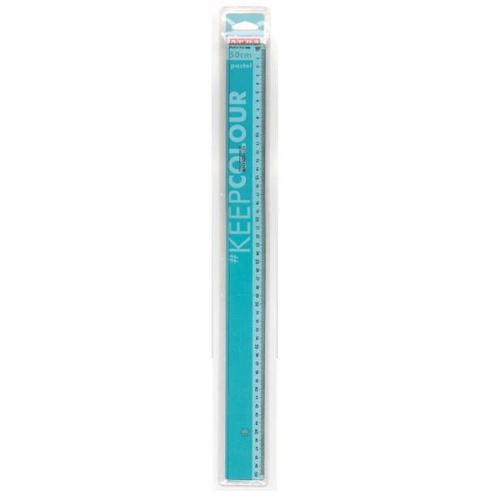 ARDA KEEP COLOUR RIGA TRIPLO DECIMETRO IN PLASTICA COL. PASTELLO 30 CM